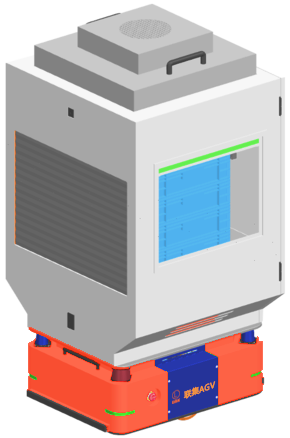 AGV小车在机场行李运输系统